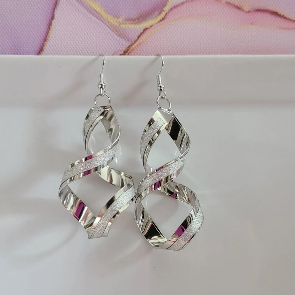 Spiral Sparkle Earrings